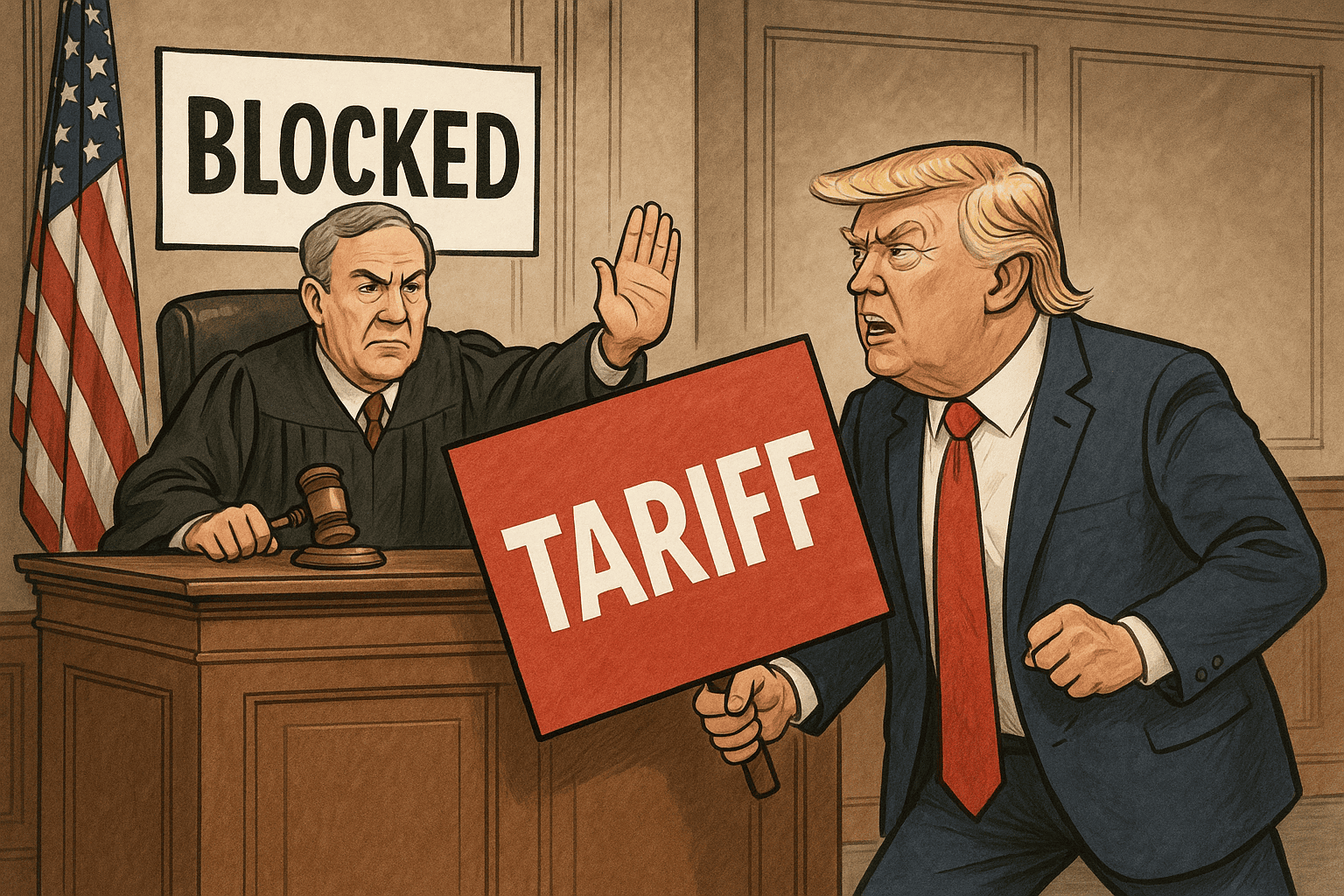 Trump’s Tariffs Blocked by Federal Court